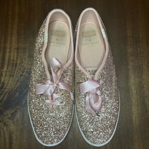 Rose Gold Kate Spade Keds Size 7